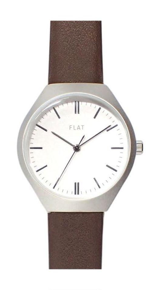 

[Follow] Watch FLAT Sweatproof Belt Matte Case Watch E01321S-1 DBR Women s Brown