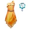 Children'S Cosplay Costume Halloween Performance Costume, Costume Set+Necklace