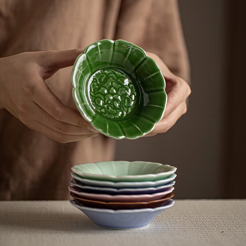 Zen Style Mini Ceramic Pastry & Snack Plate