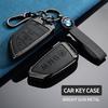 BBKU7 Leather Car Key Case Protective Shell for BMW X1 X3 X5 X6 X7 1 3 5 6 7 Series G20 G30 G11 F15 F16 G01 G02 F48 Car stickers