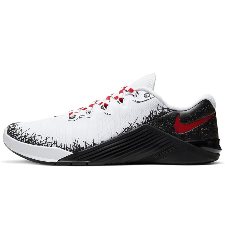 

Кроссовки унисекс Nike Metcon 5 AMP White Black University-Red CN5455-160