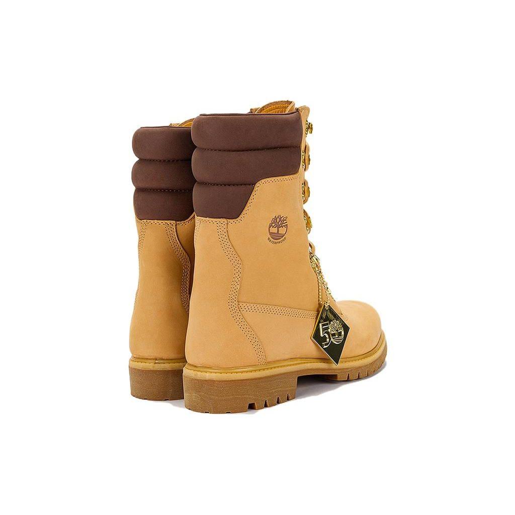 Timberland Warm Durable Comfortable Versatile Mid-Calf Outdoor Boots Men Boots Light-Beige A5VPD