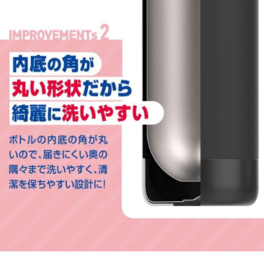 [Official] Takeya Active Line II Parts Set, Onyx, 1.17L (1170ml), Insulated Stainless Steel Water Bottle, Direct Drinking, TAKEYA