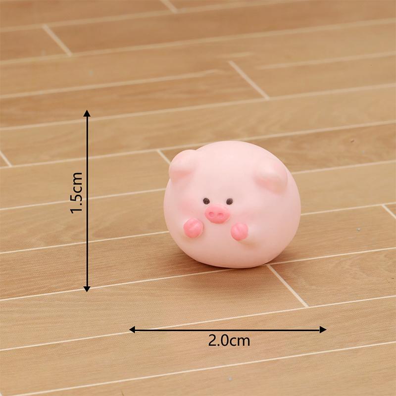 

Милый Мини Поросенок Орнамент Мультяшная Свинья Фигурка Микро Пейзаж Интерьер Автомобиля Домашнее Украшение Рабочего Стола