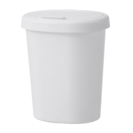 Garbage Can with Lid to Prevent Odor Desktop Trash Bin Small Kitchen Trash Can Easy Open Portable Waste Container