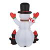 1.8m Christmas Inflatable Snowman Model with LED Lights for Xmas Decor Christmas Snowman Yard and Garden Outdoor Decoration