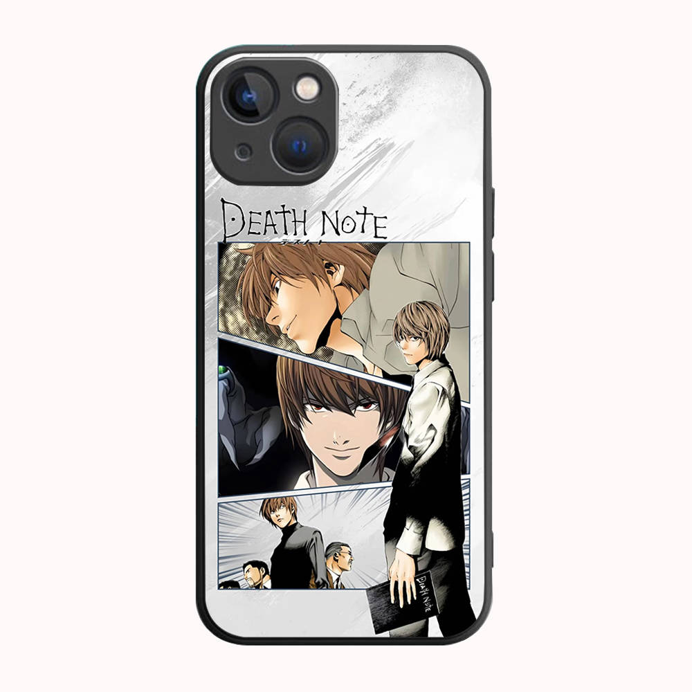 

Черный чехол B-30 Death Note для Redmi 10A 10C 12C 13C 9A 9C 9T A3X Note 10 9 9S 10S iPhone 11 12 13 14 15 16 X XS Pro Max Mini 7 8 Plus XR Redmi Note 9S чёрный