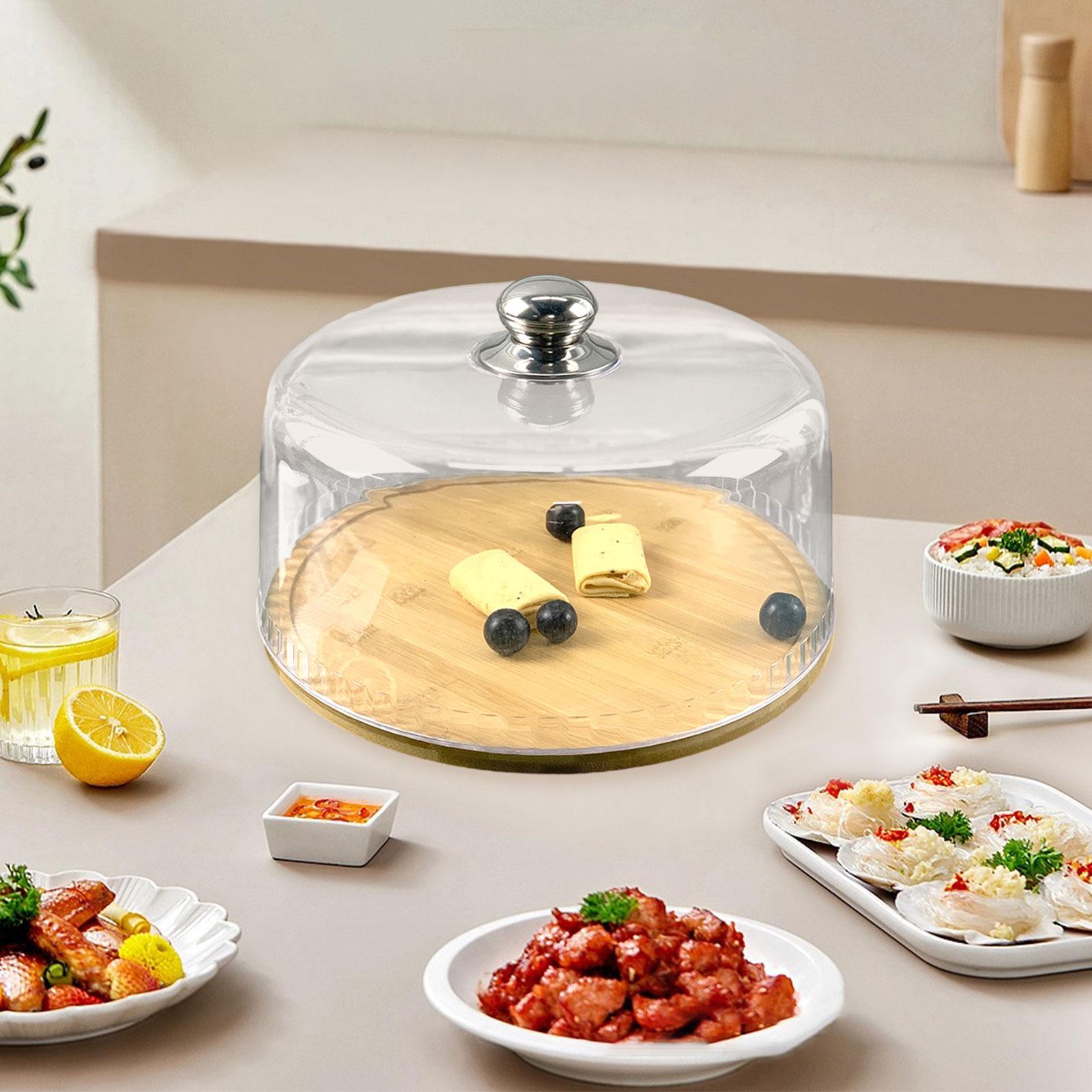 Copertura a Cupola per Alimenti con Manico Regali Cupola per Torte per Eventi Tavolo da Pranzo Catering Copertura Rotonda per Torte con Manico Mantien