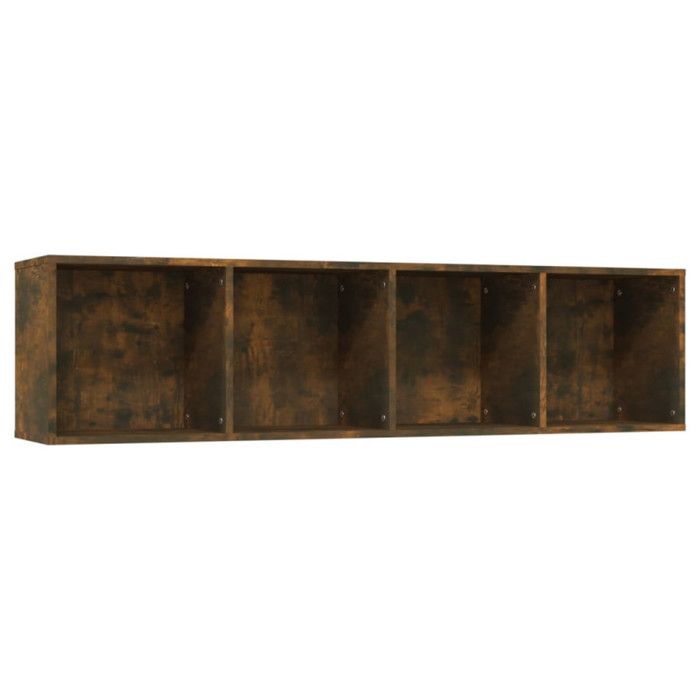 VidaXL Bibliothèque-Meuble TV Chêne fumé 143x30x36cm Bois d'ingénierie 815270