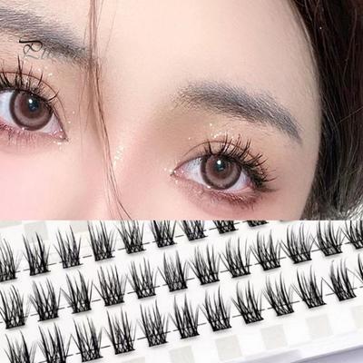 1 Σετ Ψεύτικες Βλεφαρίδες Cluster Φυσικό βλέμμα Χνουδωτό Επαναχρησιμοποιήσιμο Γυναικείες Ατομικές Ψεύτικες Βλεφαρίδες Επέκταση Στάδιο Performance Εργαλεία μακιγιάζ για πάρτι