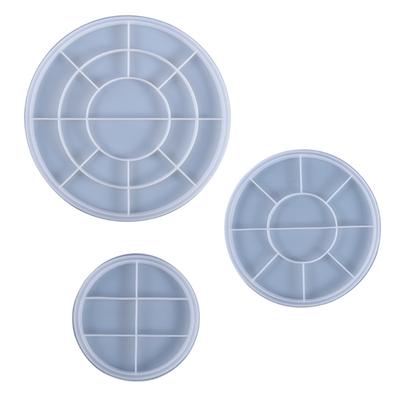 Serving Board Epoxy Mold Handmade Ashtray Mold Handmade Coaster Mold Round Tray Silicone Mould Fruit Plate UV Resin Mold