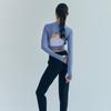 Huit Background Crop Long Sleeve Tee Htwtl3i01t
