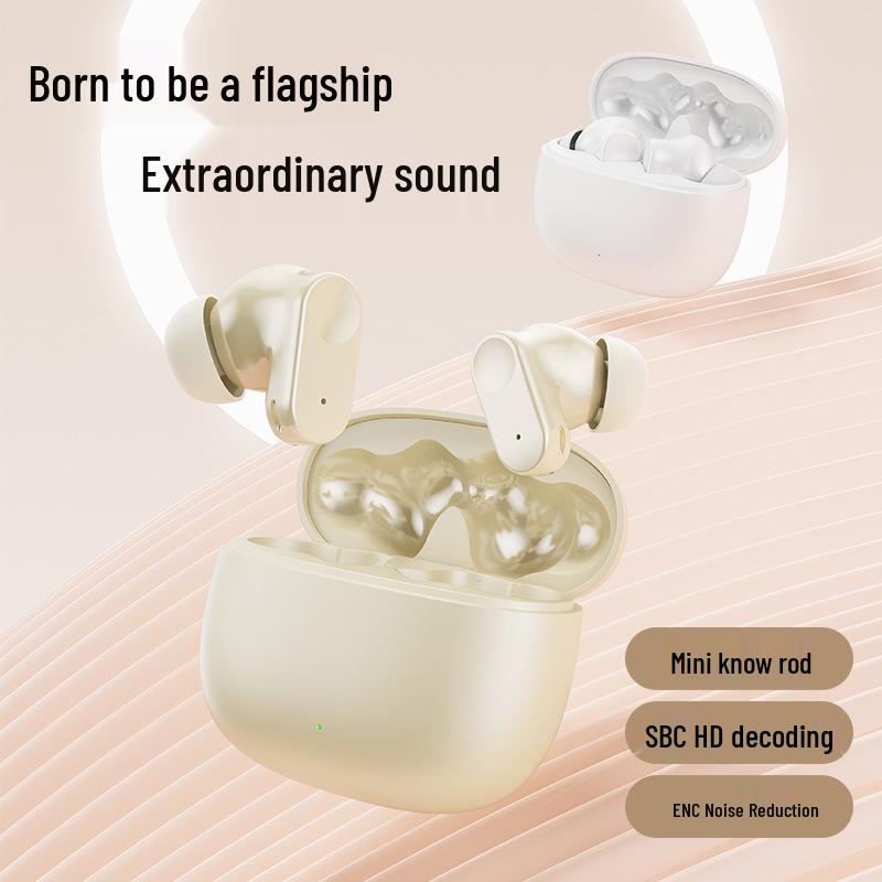 New Q1 Touch Noise-Cancelling Bluetooth Gaming Earbuds with In-Ear TWS and Digital Display