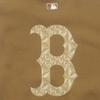New MLB Boston Red Sox MONOGRAM BIG LUX Sweatshirt Unisex Camel 3AMTM0946-43CAS