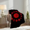 A-Akatsuki Cool N-Naruto-es Anime Blanket Blanket for Couch Sofa Travel Home Hiking Picni Bed Beding Flannel Blanket gift