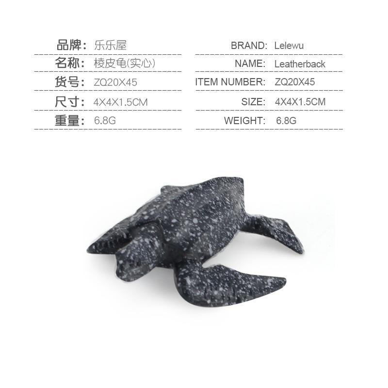 Mini Sea Animal Action Figure Dolphin Shark Whale Turtle Marine Creatures Model Ornaments Gifts For Boys Girls