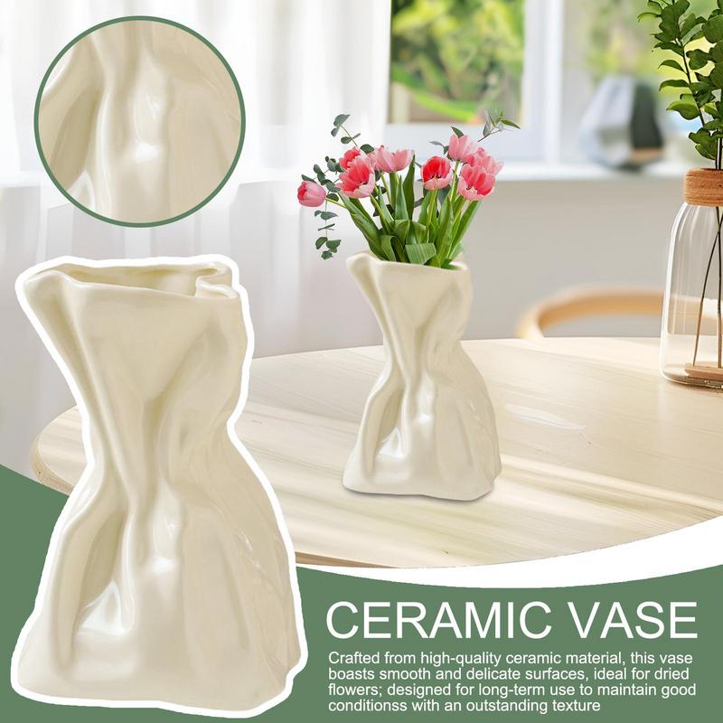 Creative Ceramic Modern Vase living room flower arrangement dried flowers fresh flowers Centerpiece Decorations Home Shelf Decor