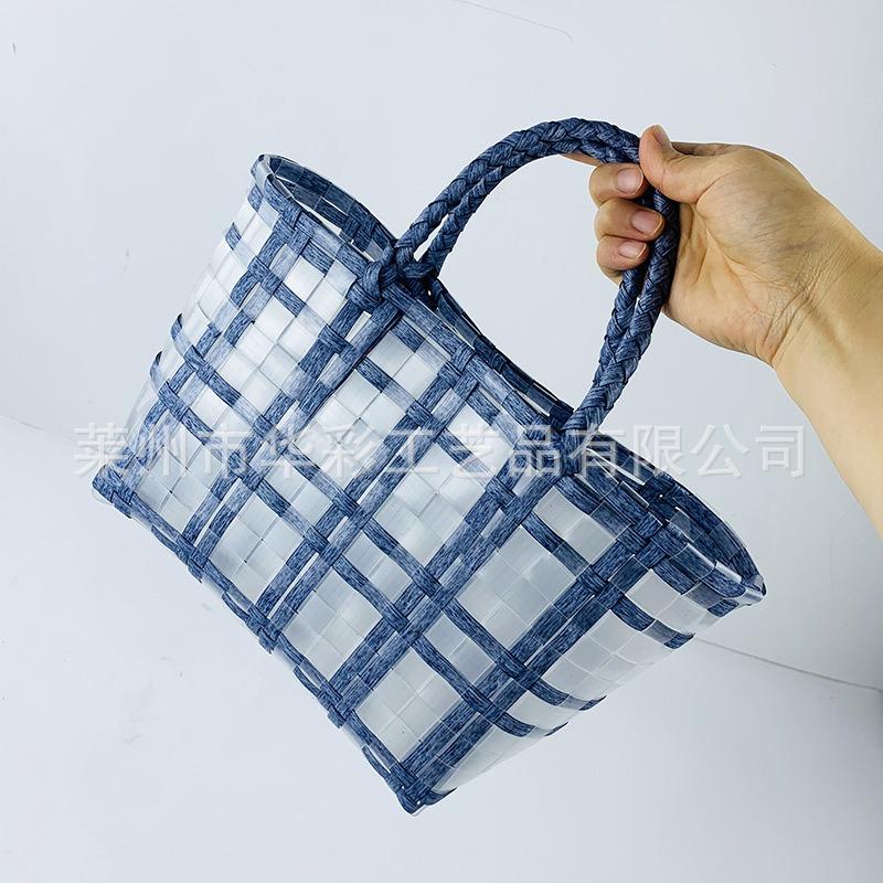 Transparent jelly bag, wedding bridesmaid gift bag, wedding gift basket, women's bag, vegetable basket bag.