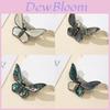 Cartoon Butterfly Shell Pin Brooch With Embedding Craft For Unisex Diy Jewelry