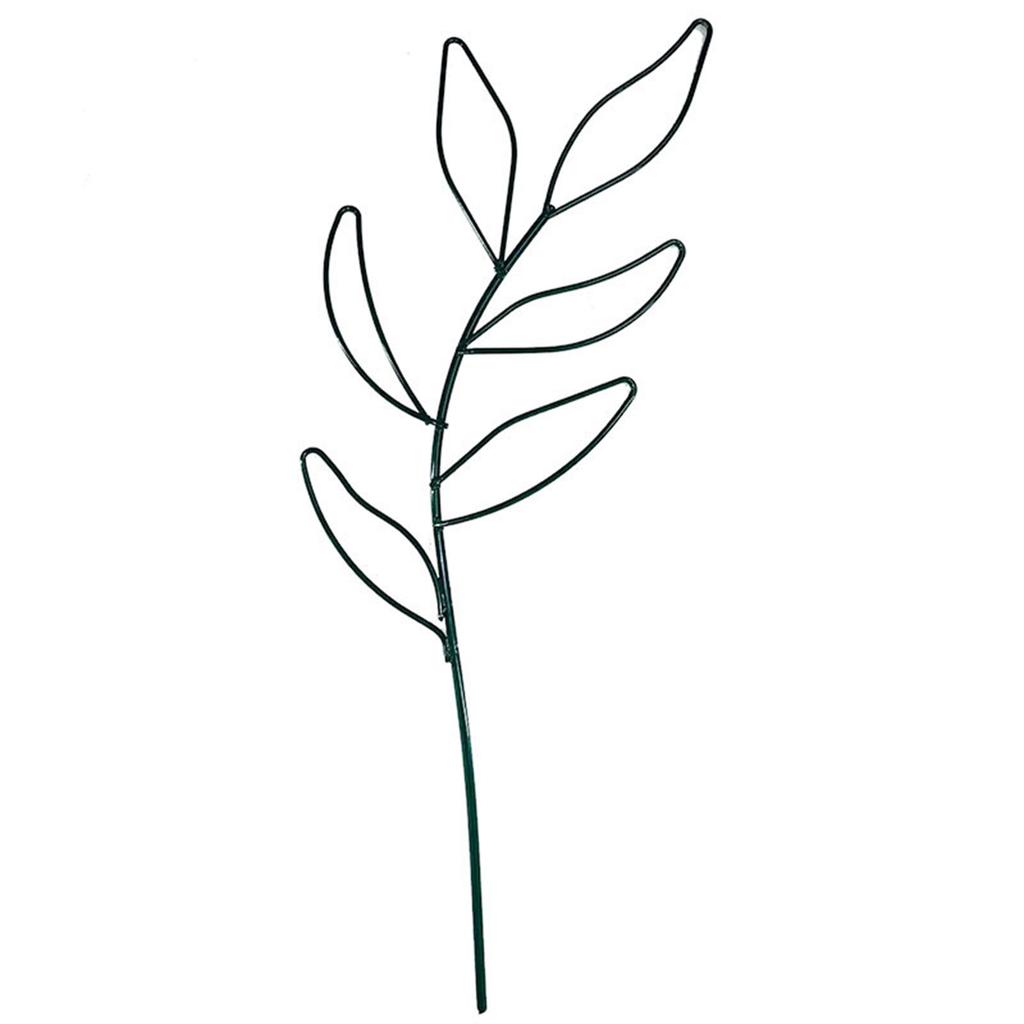 1pcs Leaf Shaped Iron Plant Trellis Plants Growth Supporting Frame for Supporting Vine Climbing Plants Garden Supplies