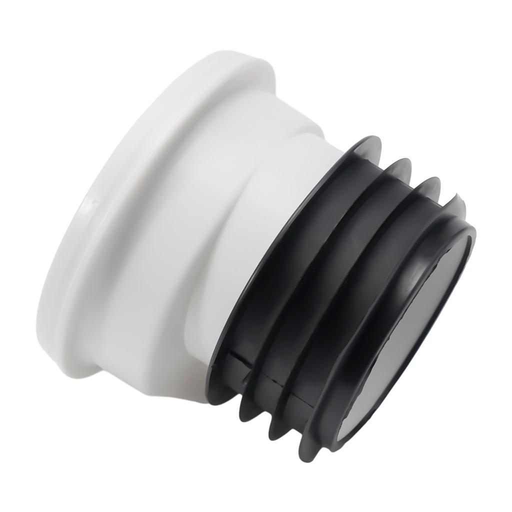 2/5/10cm Offset Toilet WC Misaligned Pan Connector Shifter Bowl Smooth Soil Pipe PVC Straight Eccentric Drain Nozzle Replacement