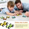 1/4Pcs Mini Wooden Gliding Car Toys Ramp Race Mini Slide Track Car Games Replacement Car Colorful Fun Model Vehicle Toys For Boy