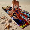 Dragon Anime Artwork Beach Towel, Super Soft Microfiber, Gift for Her/Him, Birthday, for Pool, Beach, Travel, Home Decor Fan Gifts