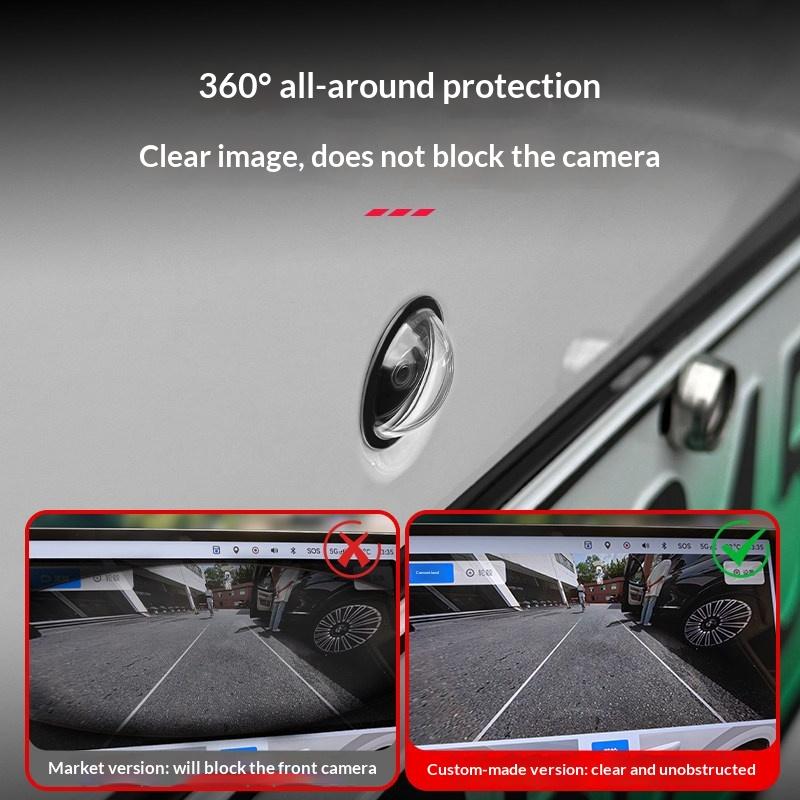 Universal Car Camera Lens Protector 2Pcs Rear View Backup Camera Cover 360° Camera Protection Anti Scratch Waterproof