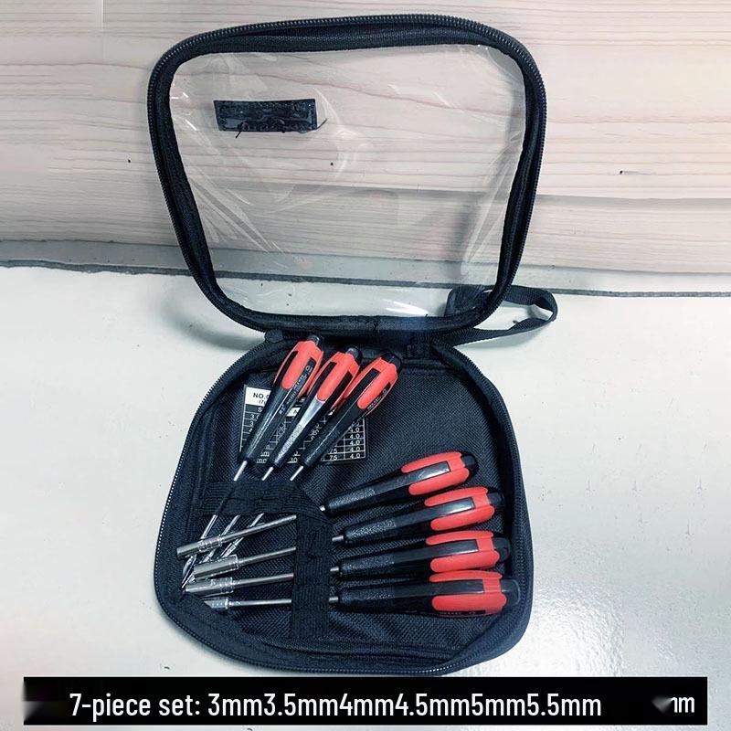 Penggong Extended Thin-Walled Hex Socket Screwdriver Set, 5.5mm External Hex Small Socket Wrench