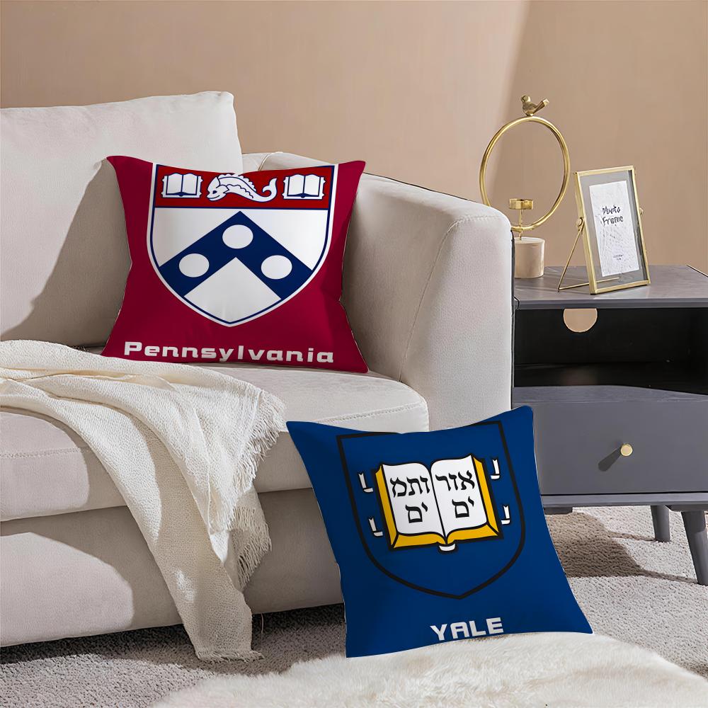 Academic Global Theme Art BBacktoschool Season Cushion Cover Pillowcase Short Plush Invisible Zipper Room Sofa Cushion Cover