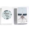 78 Cartas Deck de Tarot Tempestade Tarot Azul Tarot do Mar Tarot Náutico Tarot Indie para Iniciantes Cartas de Tarot Mítico