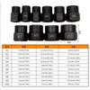 Damaged Nut Extractor Bolt Screw Tire Slip Tooth Screw Hexagonal Dismantling Sleeve Extension Tool Set