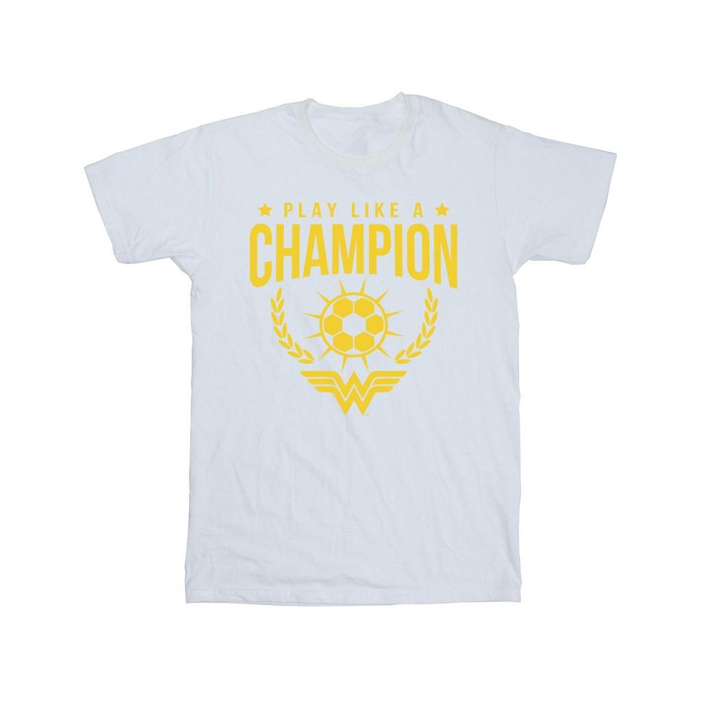 DC Comics Mens Wonder Woman Play Like A Champion T-Shirt
