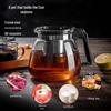 Heat-Resistant Large Glass Teapot & 4-Cup Set