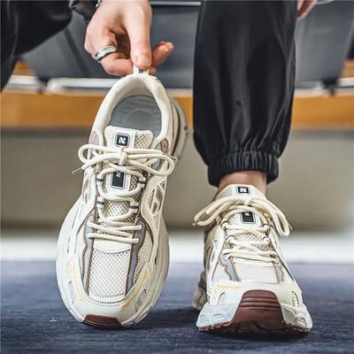Men's Casual Sneakers Summer Breathable Male Shoes Lightweight Low Price Cheap Liquidation Running Offers and Korean Style Jump
