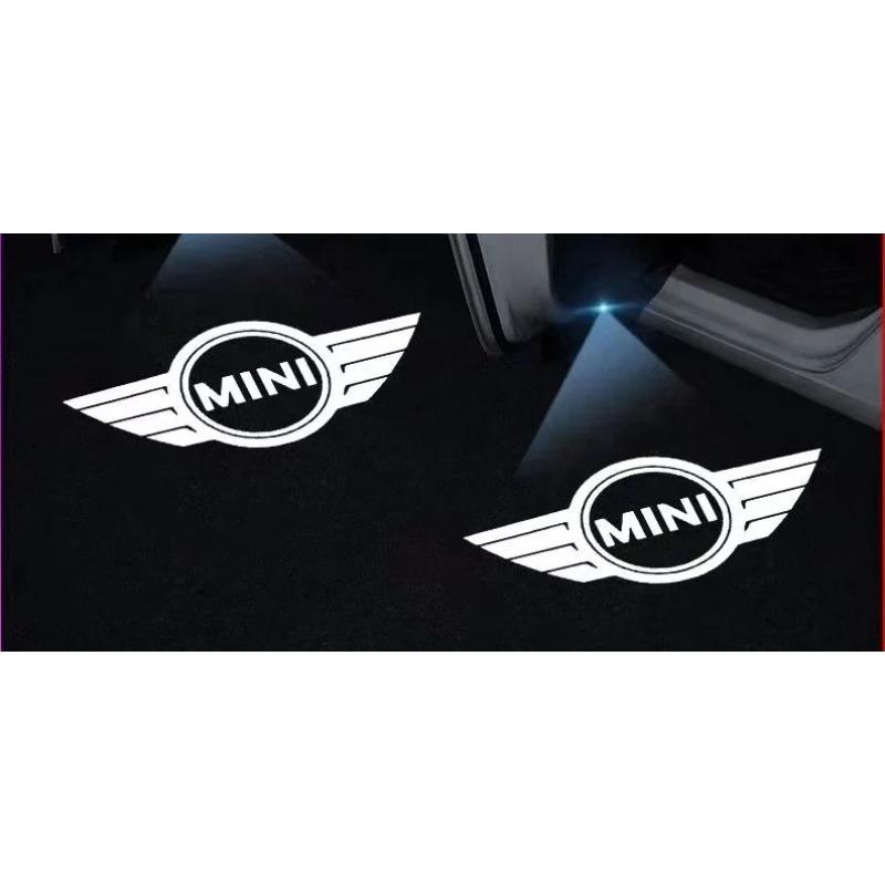 2/4pcs Suitable For BMW MINI Mini Welcome Lamp R56/55/61 Atmosphere Decoration F54/55/56/57 Door LED Logo Projector Auto Parts