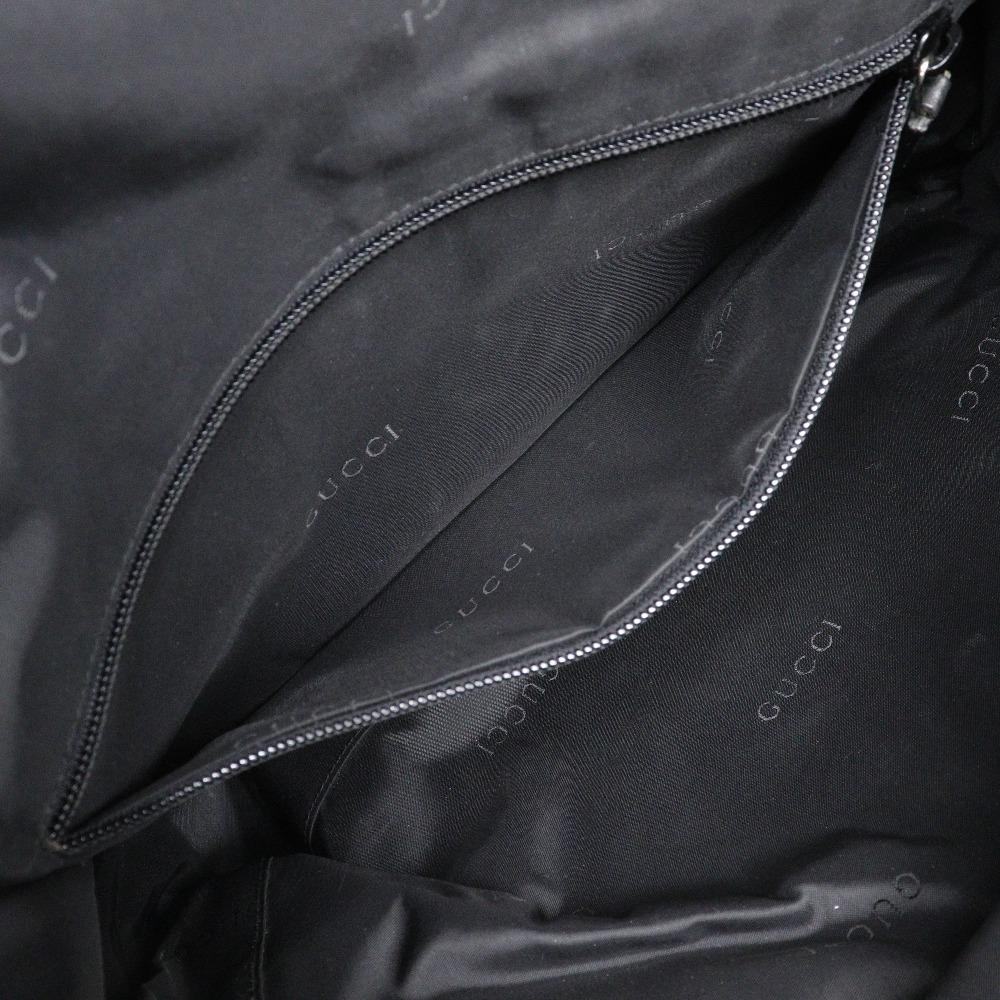 Gucci Rucksack Rucksack Tagesrucksack 019.0302 schwarz Nylon-Canvas Unisex Gebraucht
