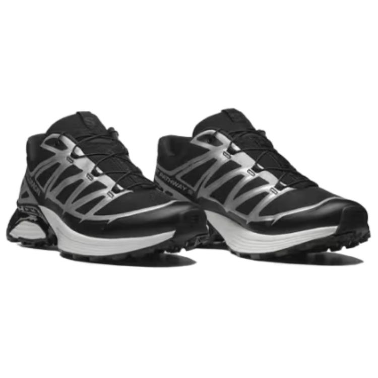 SALOMON Xt-Pathway 2 Soft Comfortable Low-Top Lifestyle Shoes Unisex Sneakers Black Silver 476872