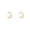 925 Silver Needle Korean Minimalist Circle Earrings for Women - Trendy, Simple, and Stylish