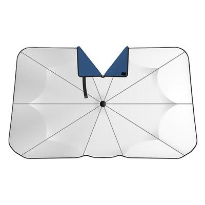 Parasole per auto Stile di apertura Protezione estiva Calore Scollo a V Telescopico Scudo solare Isolamento Segnale di parcheggio anteriore Parasole