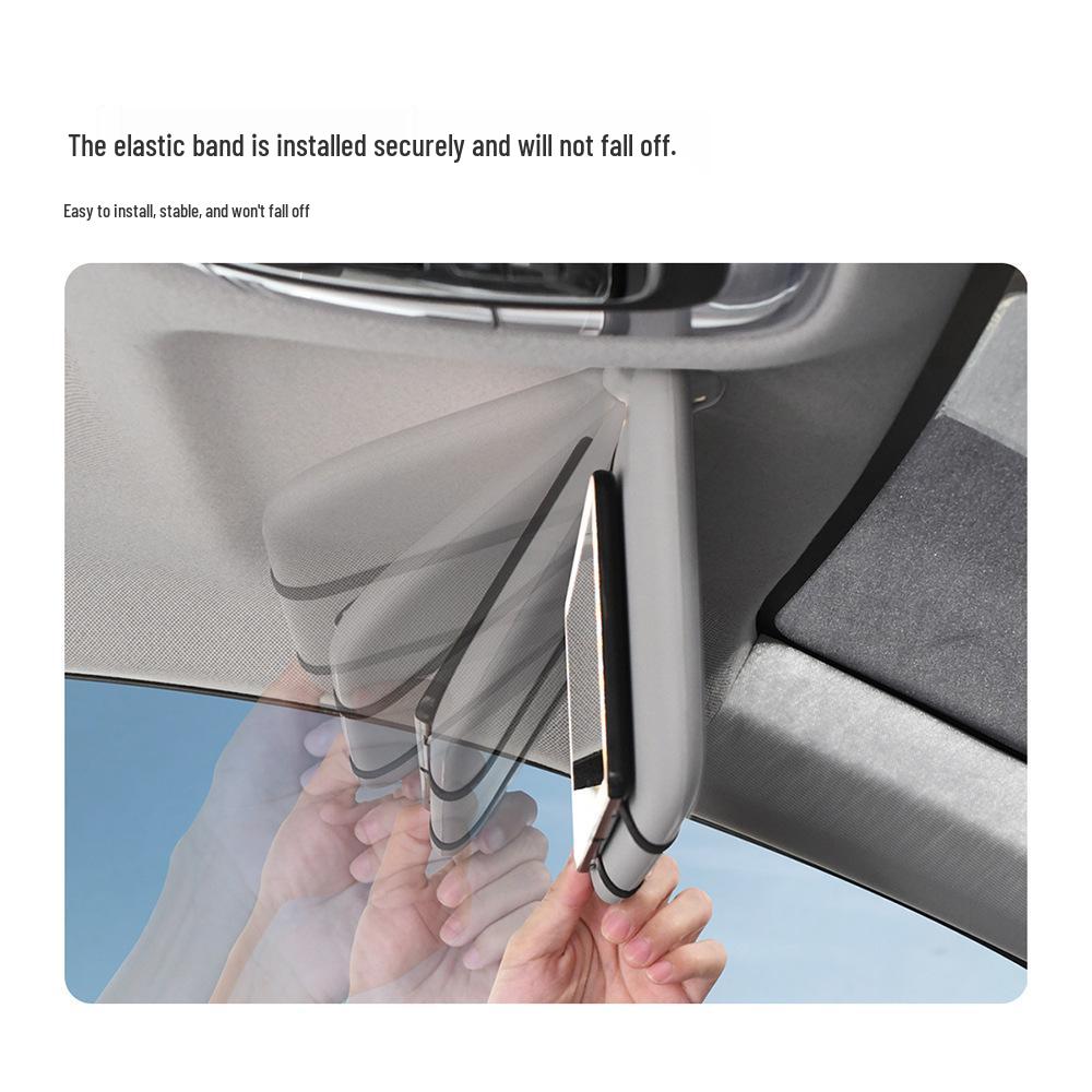 Miroir de Maquillage LED pour Voiture avec Double Commande Tactile Lumière d'Appoint & USB