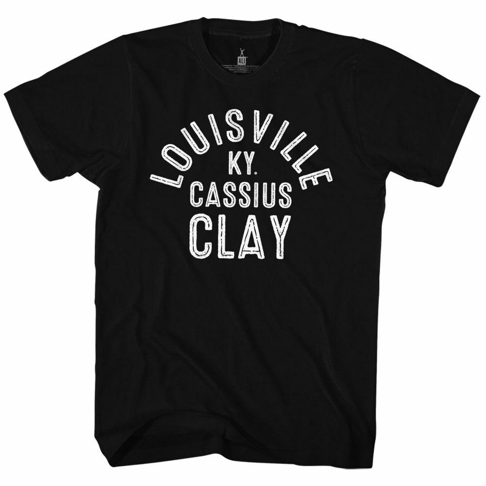 Muhammad Ali Louisville Black Adult T-Shirt XXXXL