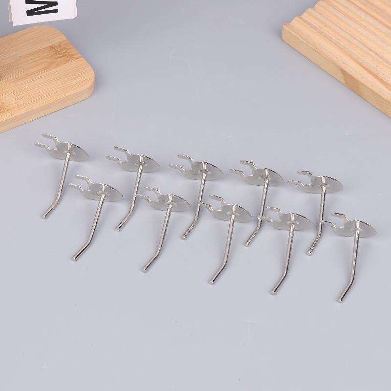 10Pcs Heart Shaped Single Peg Pegboard Hooks Wall Hooks Hole Board Hanger Garage Pegboard Hook Wall Mount Storage Rack 5CM