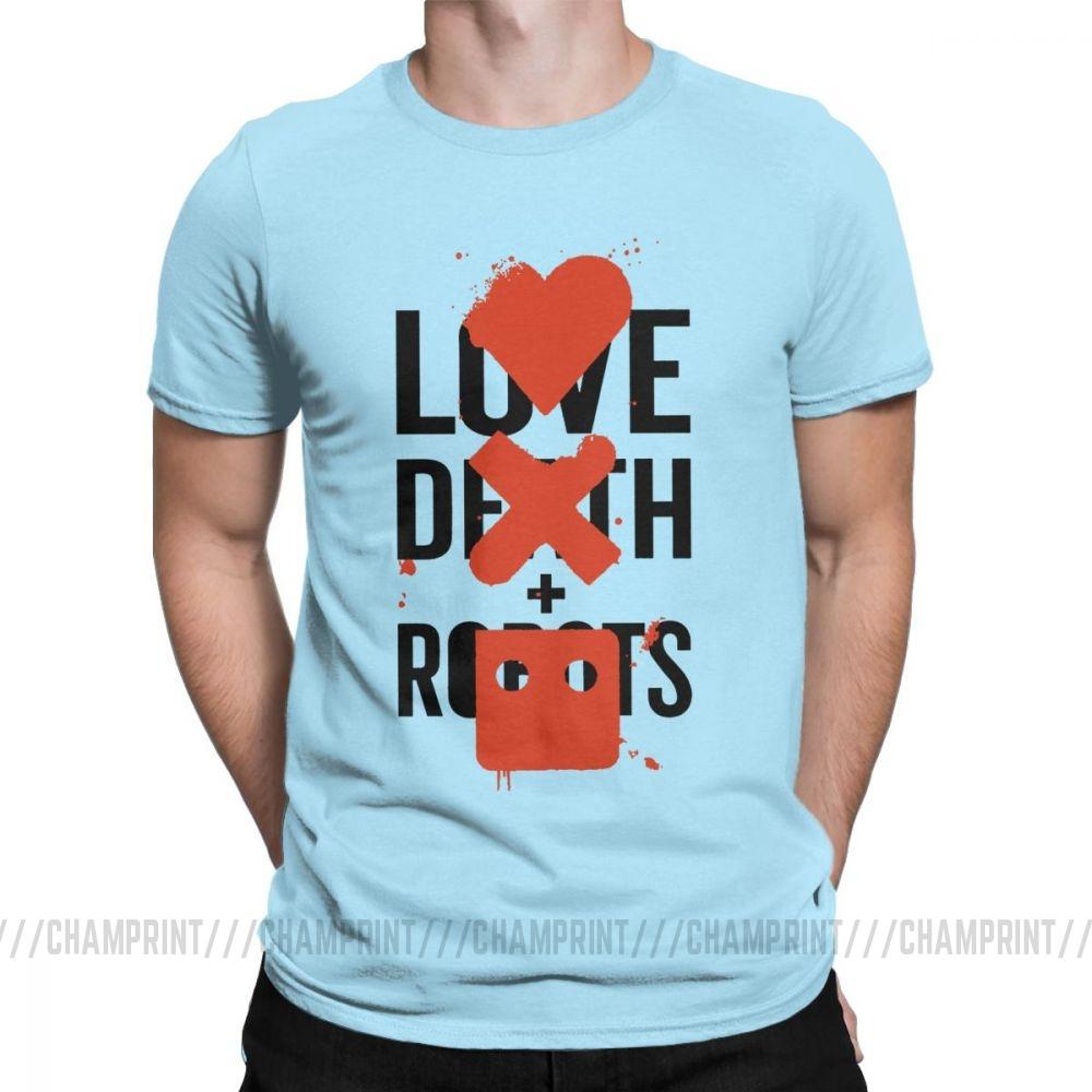 Cooles Love Death And Robots T-Shirt Großes Fan-T-Shirt Heavy Metal Sci-Fi