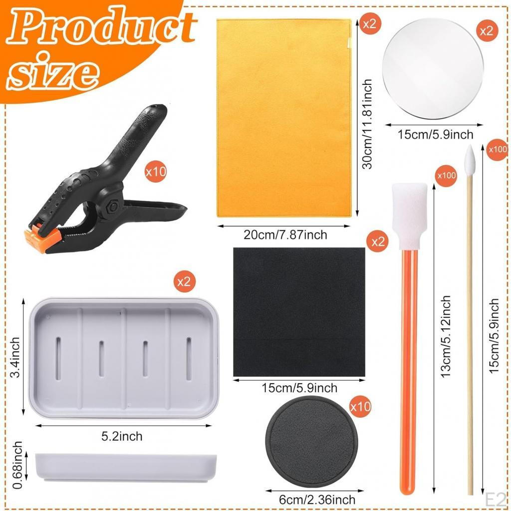 Care Flattening Cleaning Kit with Fixing Jig for Collectors, Beginners