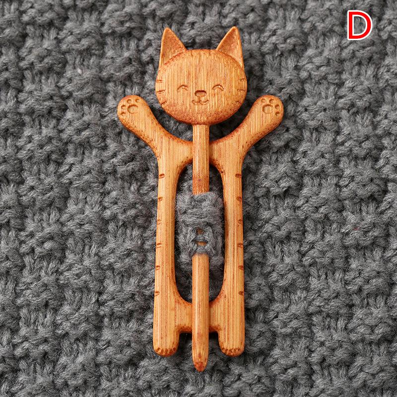 

Мультяшный кот Деревянная брошь-булавка Смешная пряжка-зажим для шали, шарфа, булавки, ювелирное изделие, подарок, узор кота, поделки своими руками, значок