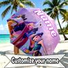 Custom Name Personalized KPop Hunters Print Umbrella, Auto Open Close, 8‑Rib Sturdy Frame, Commute Camping Hiking Use, Birthday Gift