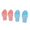 4pcs Ice Cream Cone Holder Reusable Sustainable Freezable Ice Cream Cup Spoon Snow Cone for Birthday