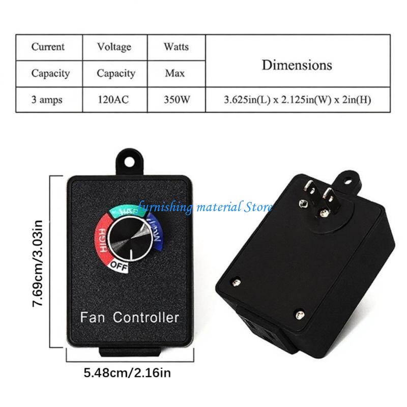 Y5GD 350W Fan Variable Speed Controller Fan Adjuster for Ventilation Equipment