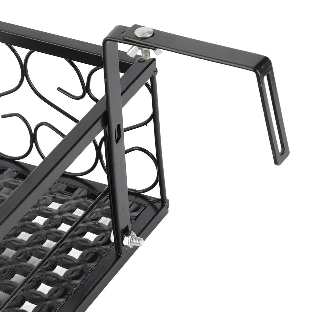 Balcony Flower Shelf Railings Hanging Windowsill Succulent Flower Shelf Flower Pot Wrought Iron